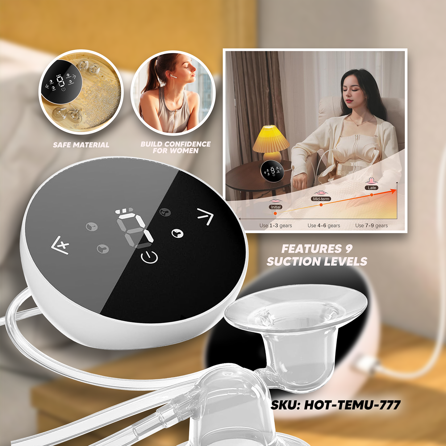 ABP-1809 Electric Nipple Corrector - White