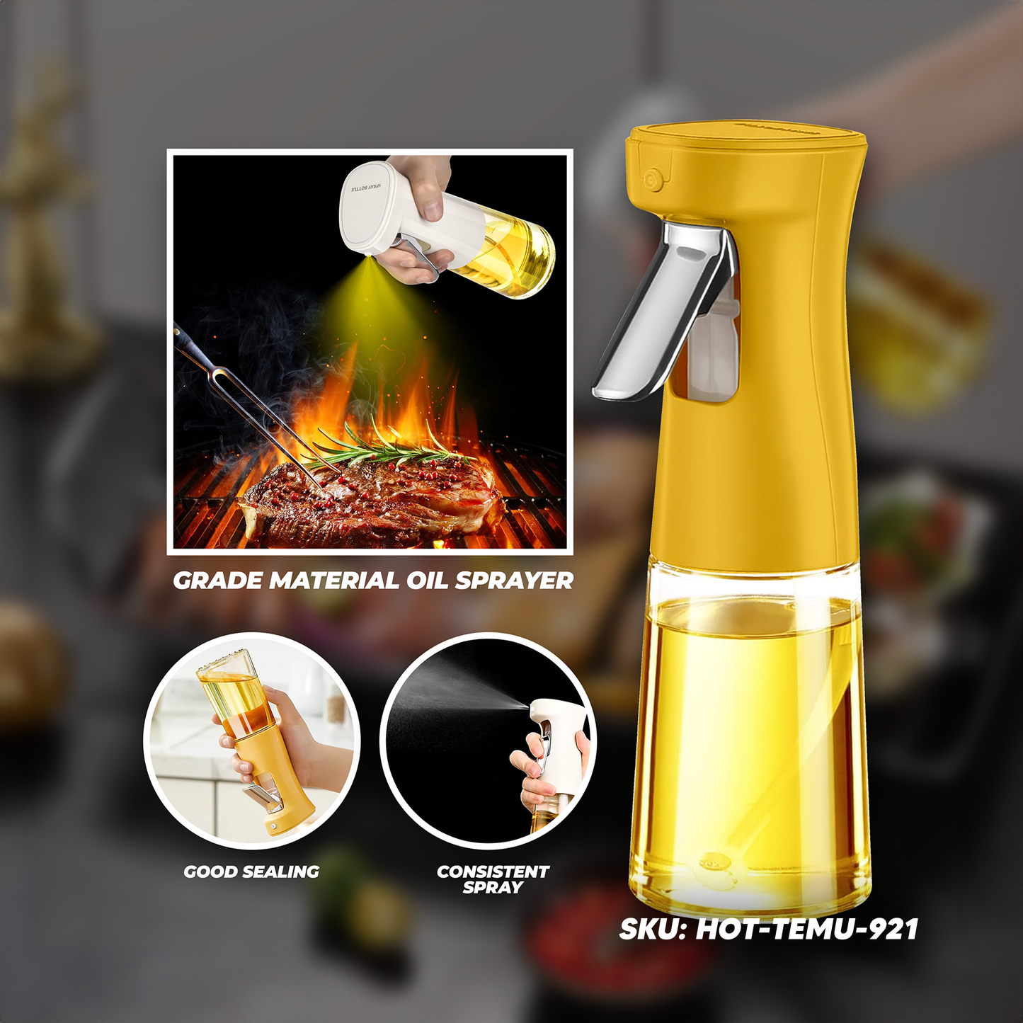 K-79 Oil Spray Bottle -Yellow