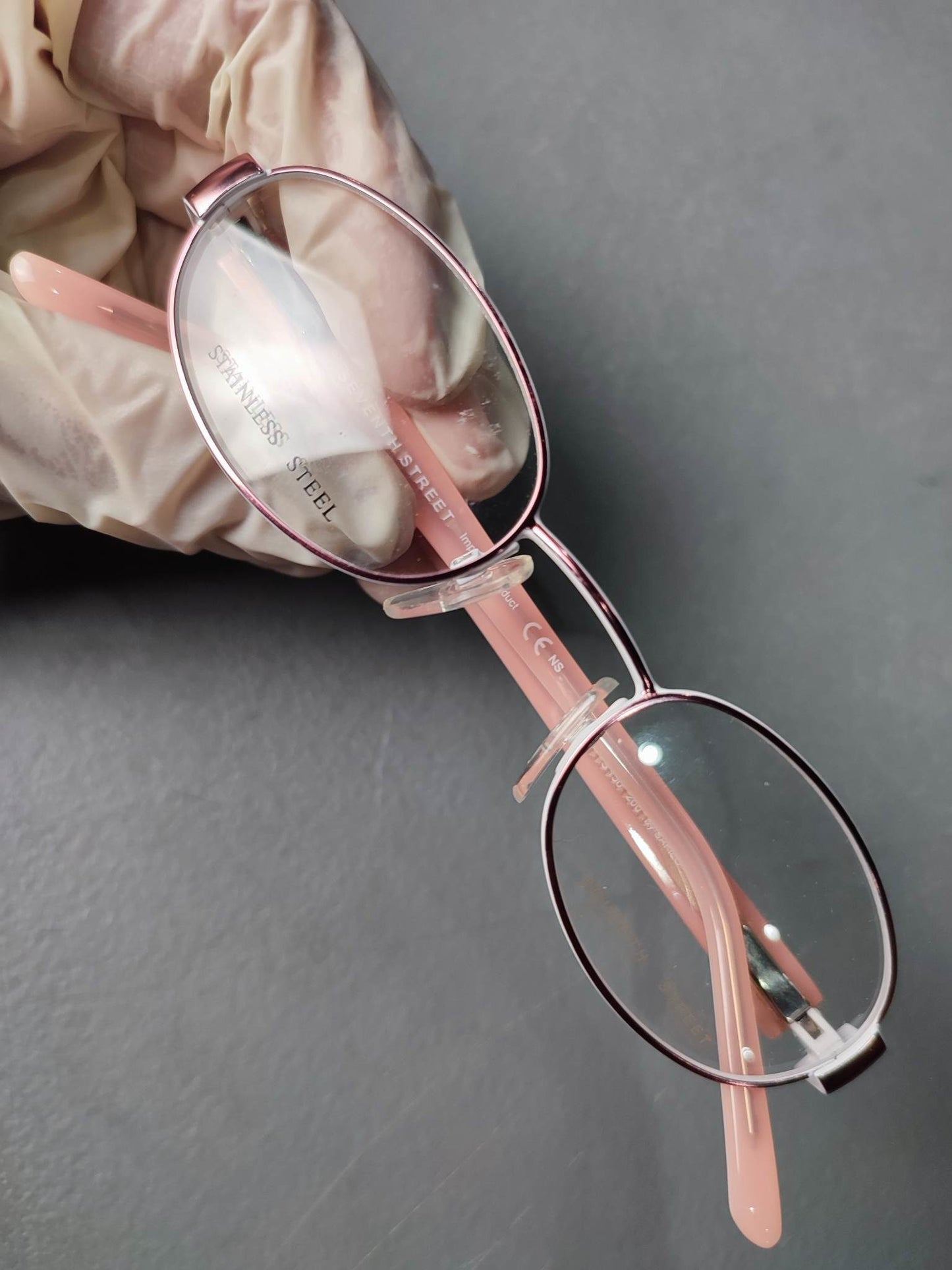 Plastic/Metal Frame SAFILO Pink White (S156200) Eyeglass