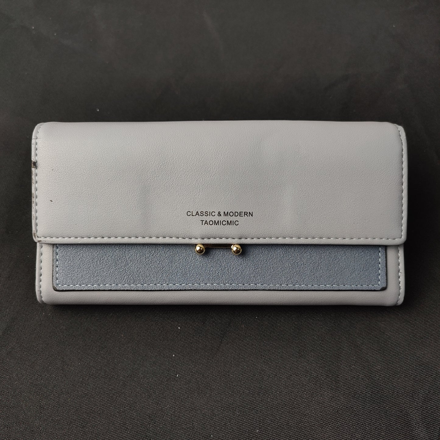 (UDNLSU)?Shipping Jakarat?Women's Wallet Creative Mosaic Large Capacity Matte