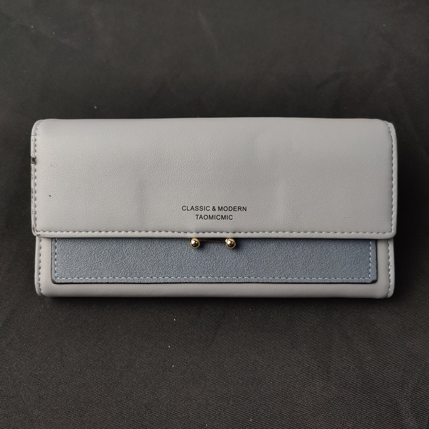(UDNLSU)?Shipping Jakarat?Women's Wallet Creative Mosaic Large Capacity Matte