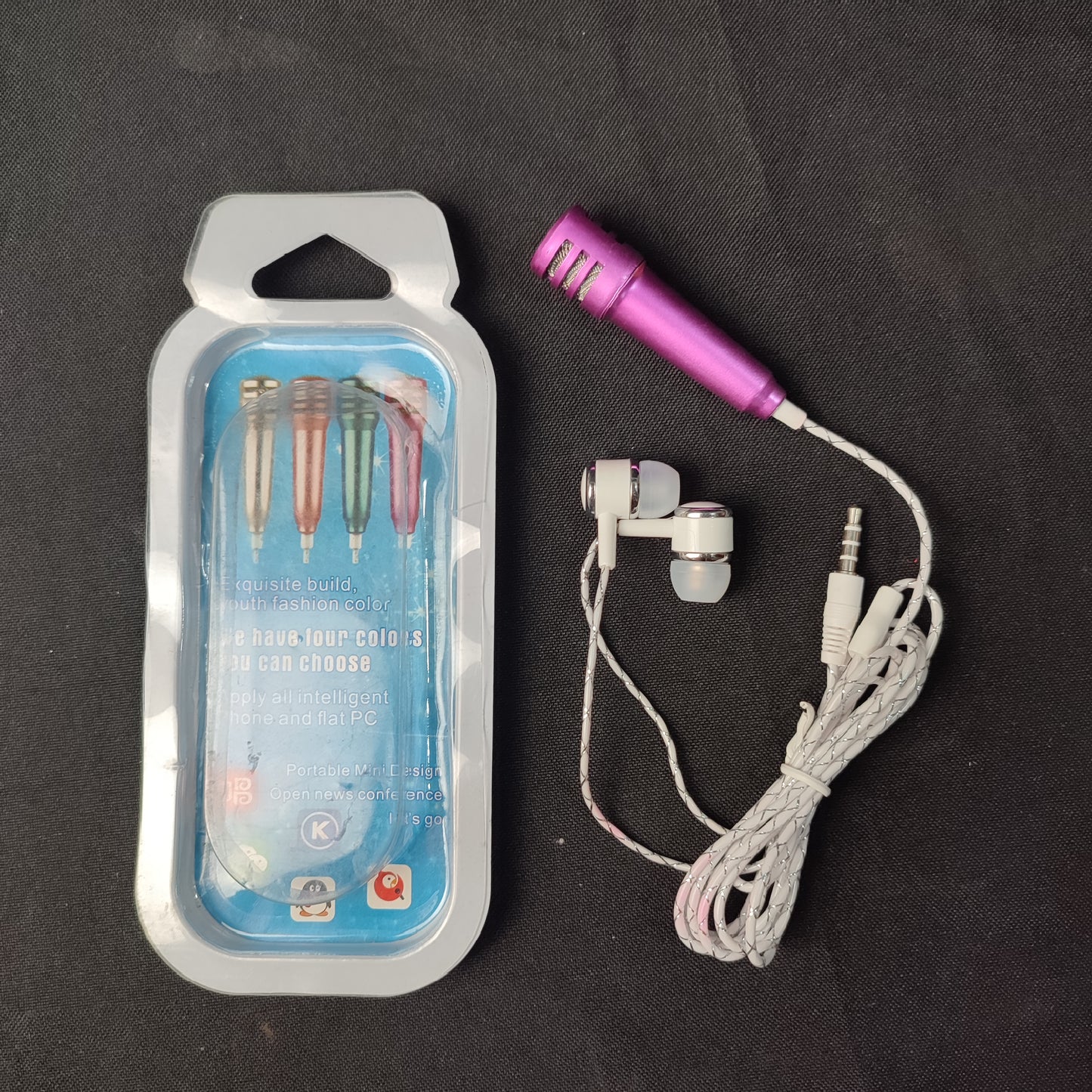 3.5mm 2in1 Loud Sound Mini Microphone Condeser