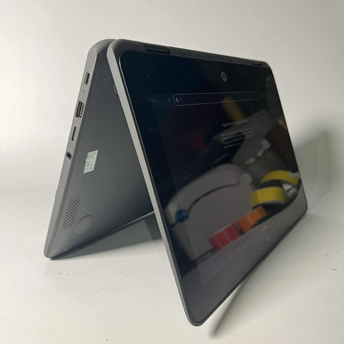 Pre-loved Chromebook HP X360 G1 Flippable Touchscrenn Laptop - CLASS B