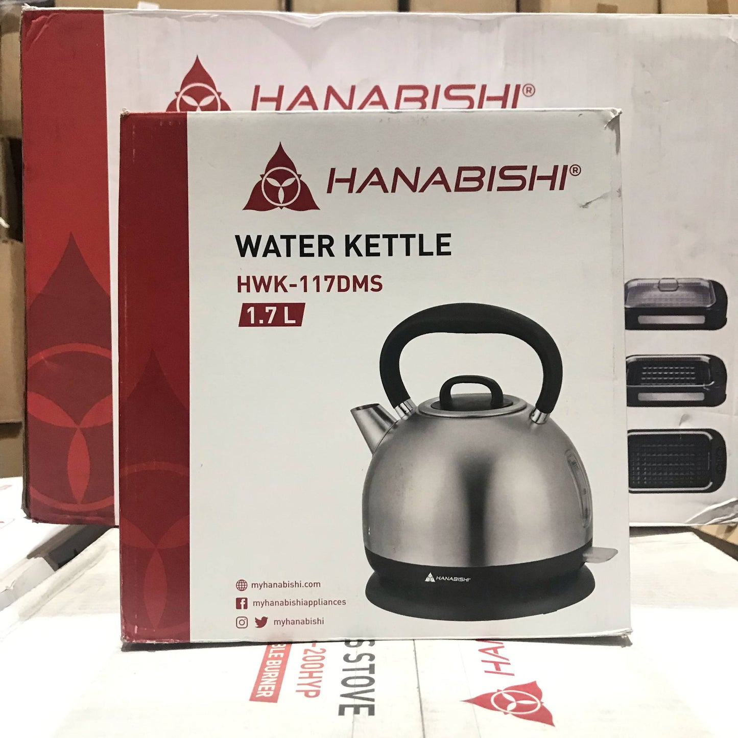 Hanabishi Water Kettle 1.7L HWK-117DMS