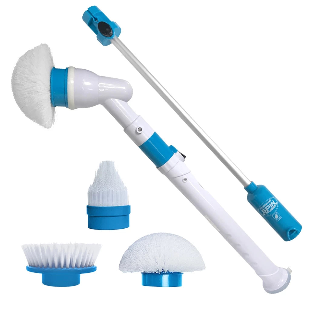 Hurricane Spin Scrubber Automatic Rechargeable Spinning Mop Cleaning Spin Brush