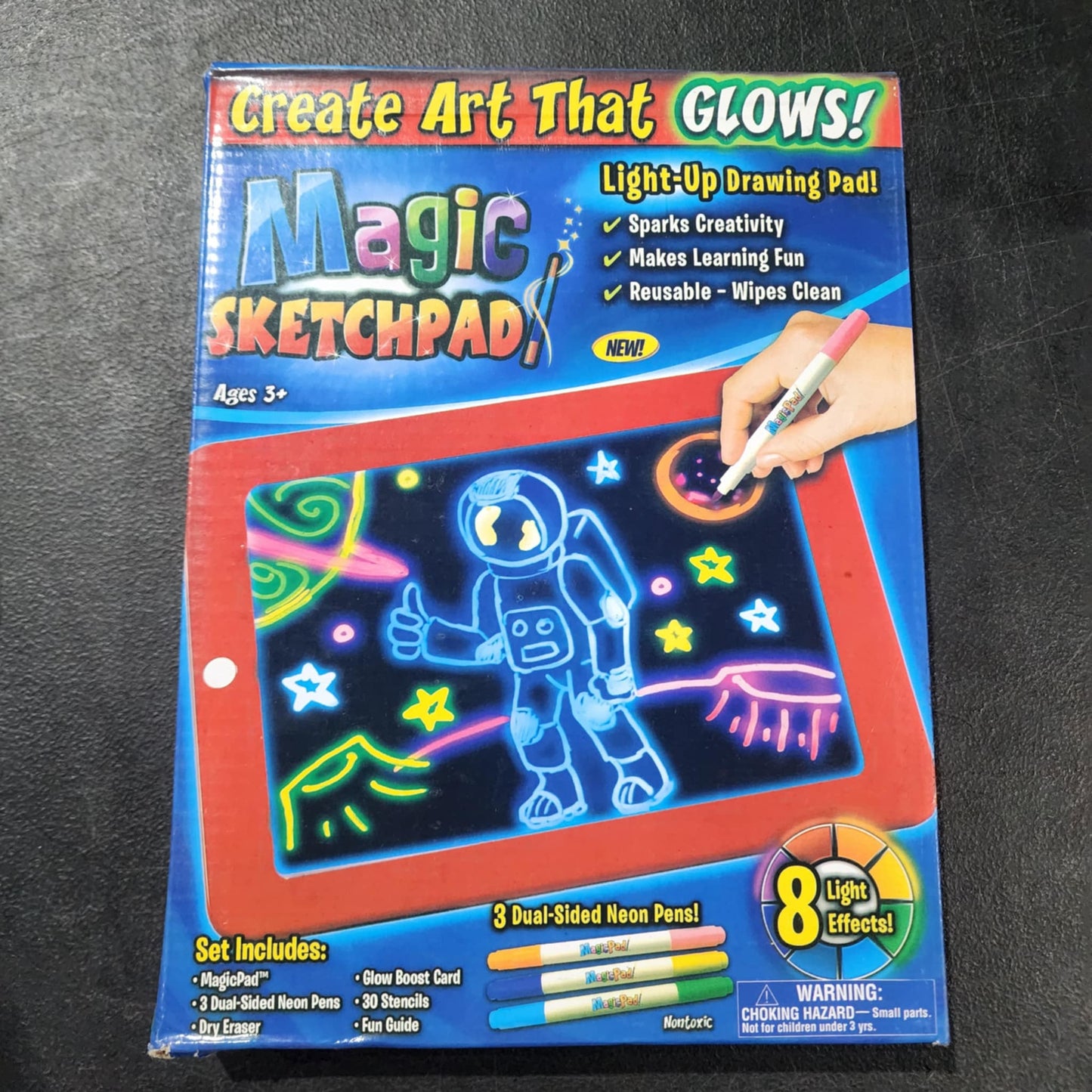 Magic Sketch Pad Create Art that Glows