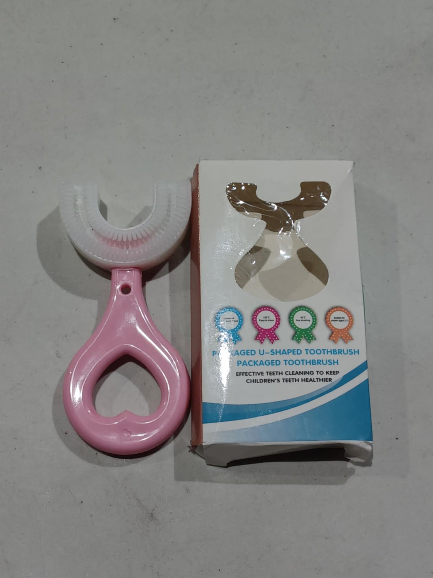Packaged U-Shaped Toothbrush Packaged Toothbrush for Children