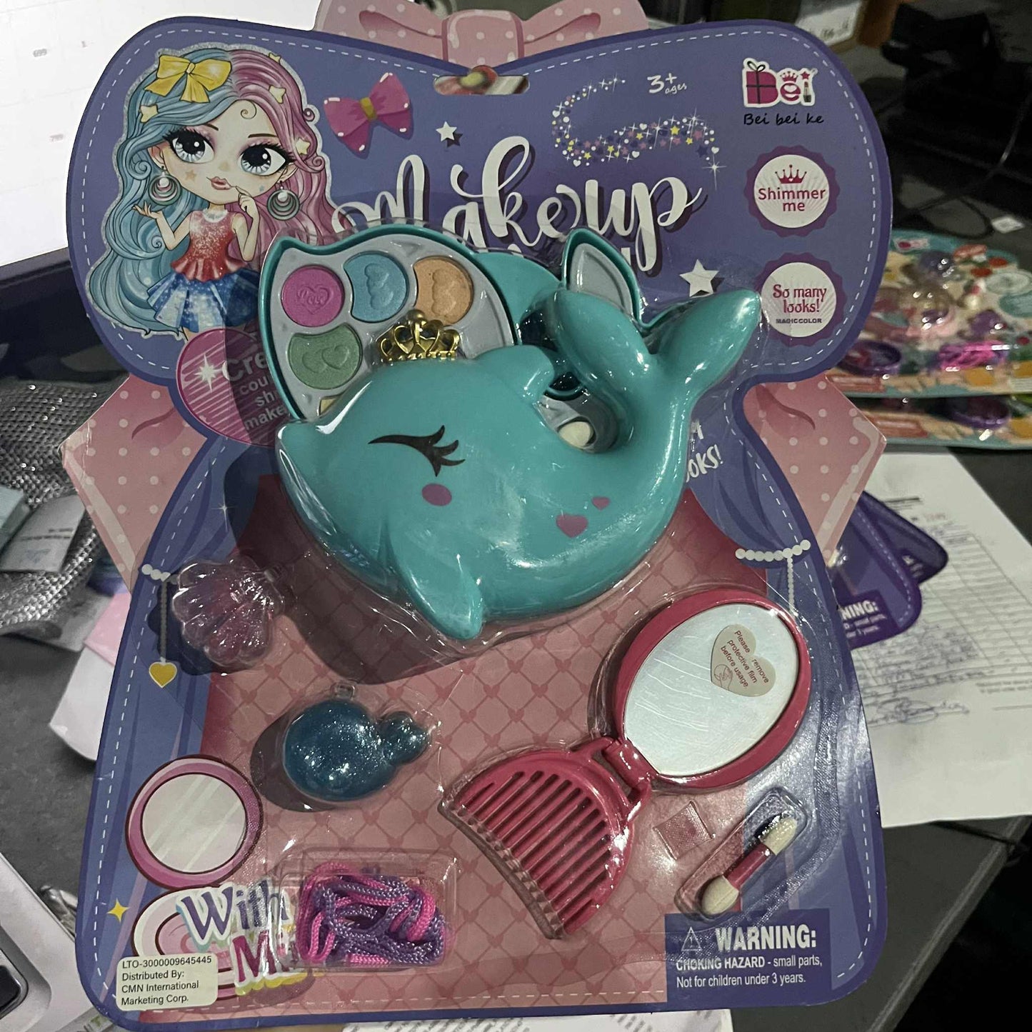 Bei bei ke Makeup Angel Cosmetic Set with Mirror (Dolphin) - No. X1B080
