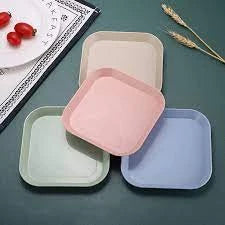 Lightweight Wheat Straw Sqaure Plate