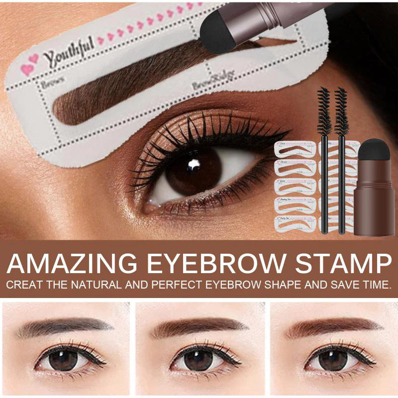 Blackswan Eyebrow Stamp Eyebrow Styling Kit (Light Brown)