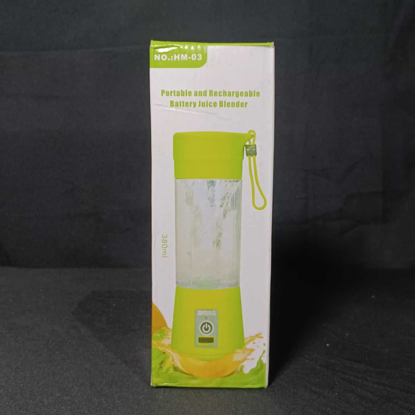 Portable and Rechargeable Battery Juice Blender 380ml HM-03