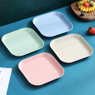 Lightweight Wheat Straw Sqaure Plate