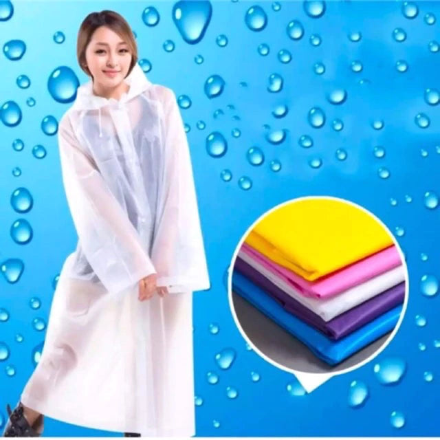 Eva Unisex Raincoat Multi-function Extra Thick Extended Brim
