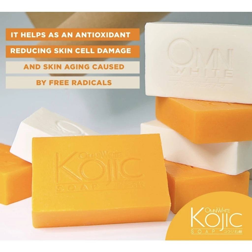 Omni Whitening Kojic Soap - Lightens and Moisturizes the Skin 135g