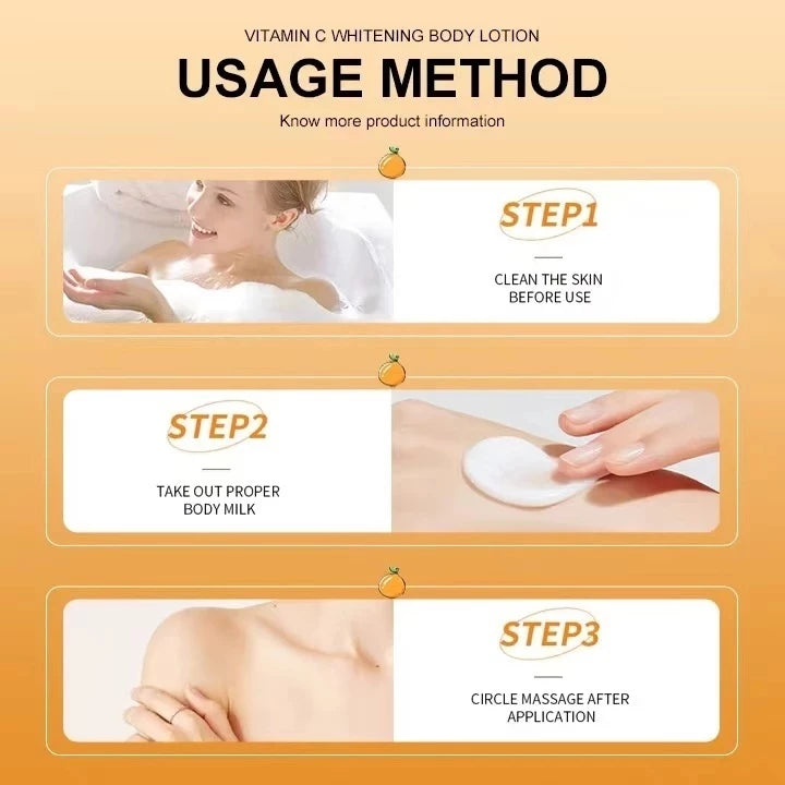 Sadoer Vitamin C Whitening Lotion Orange Extraction Essence 250g
