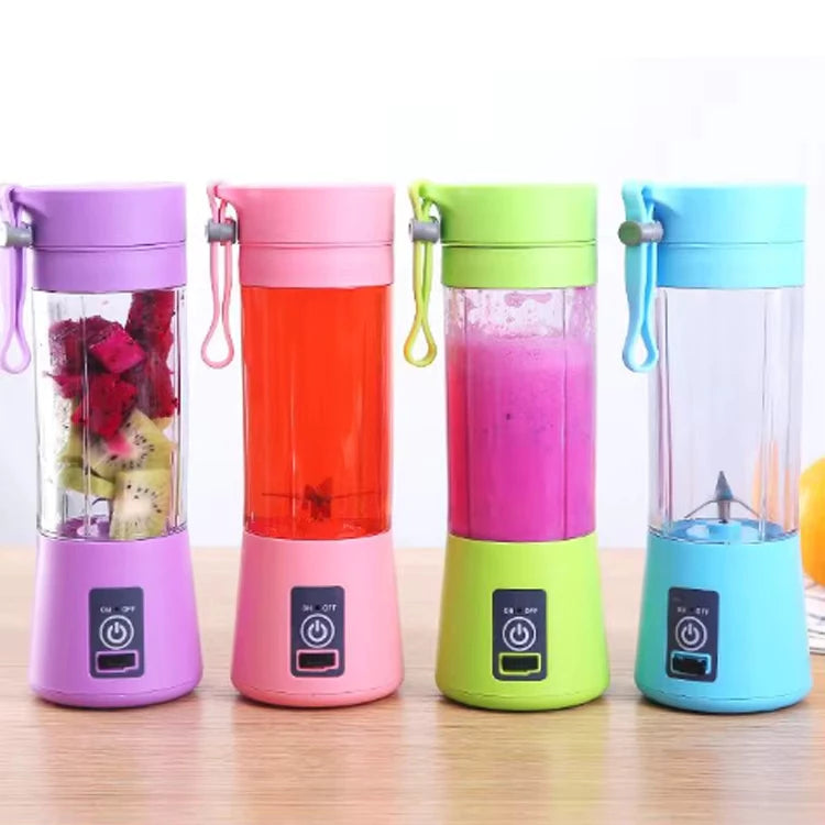 Portable and Rechargeable Battery Juice Blender 380ml HM-03