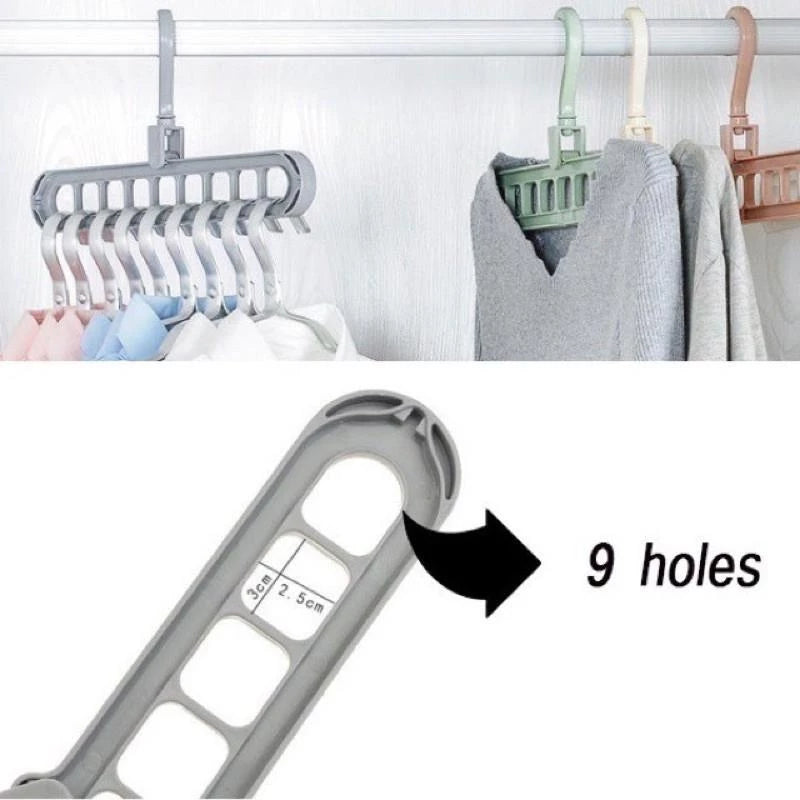 Multfuntional 9 hole Hanger Spacer Saver