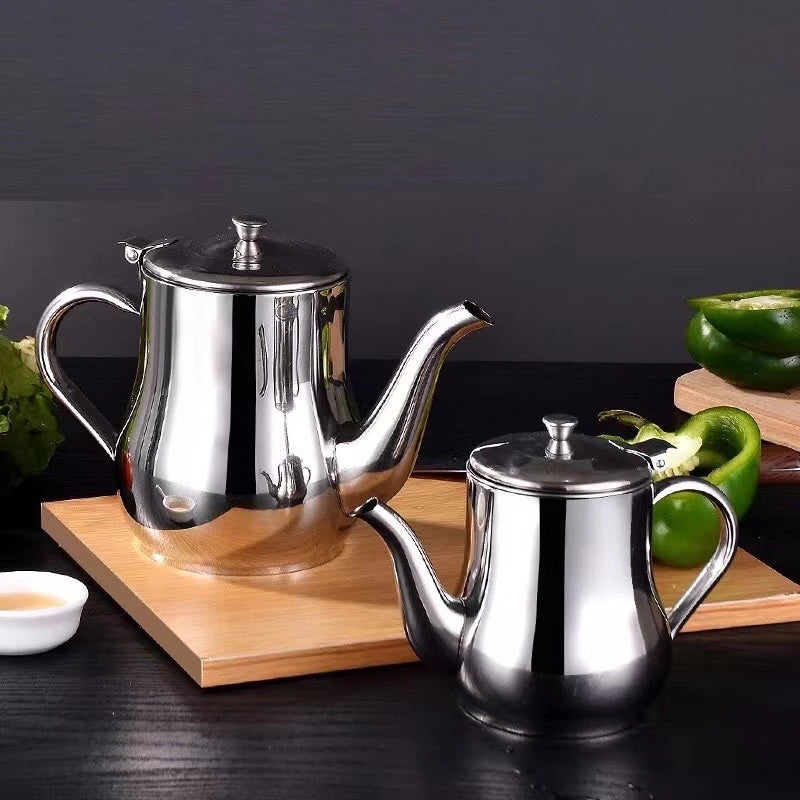 Tea Pot Stainless Steel Ware 13oz
