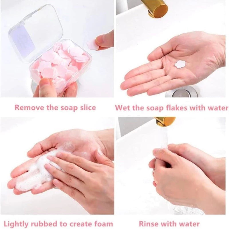 Disposable Petal-shaped Soap Paper
