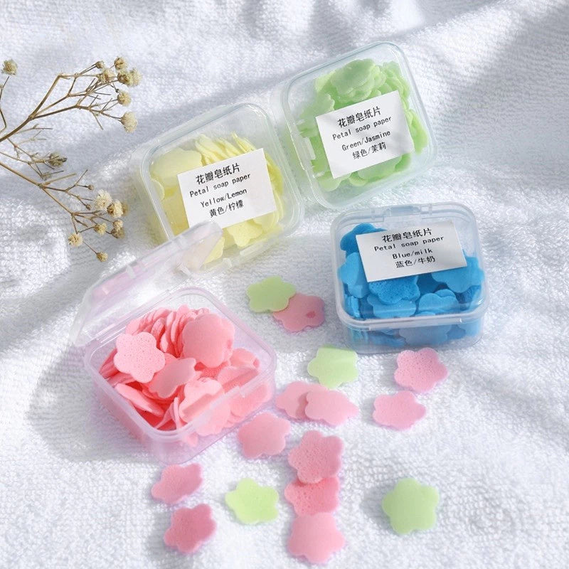 Disposable Petal-shaped Soap Paper