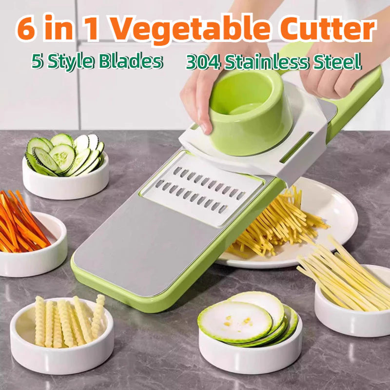 6 in 1 Multifunction Vegetable Cutter