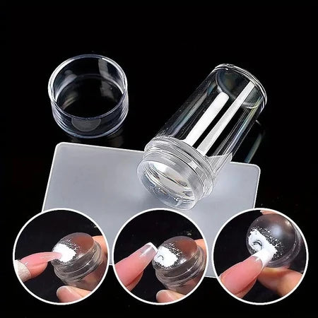 Clear Jelly Nail Art Stamper
