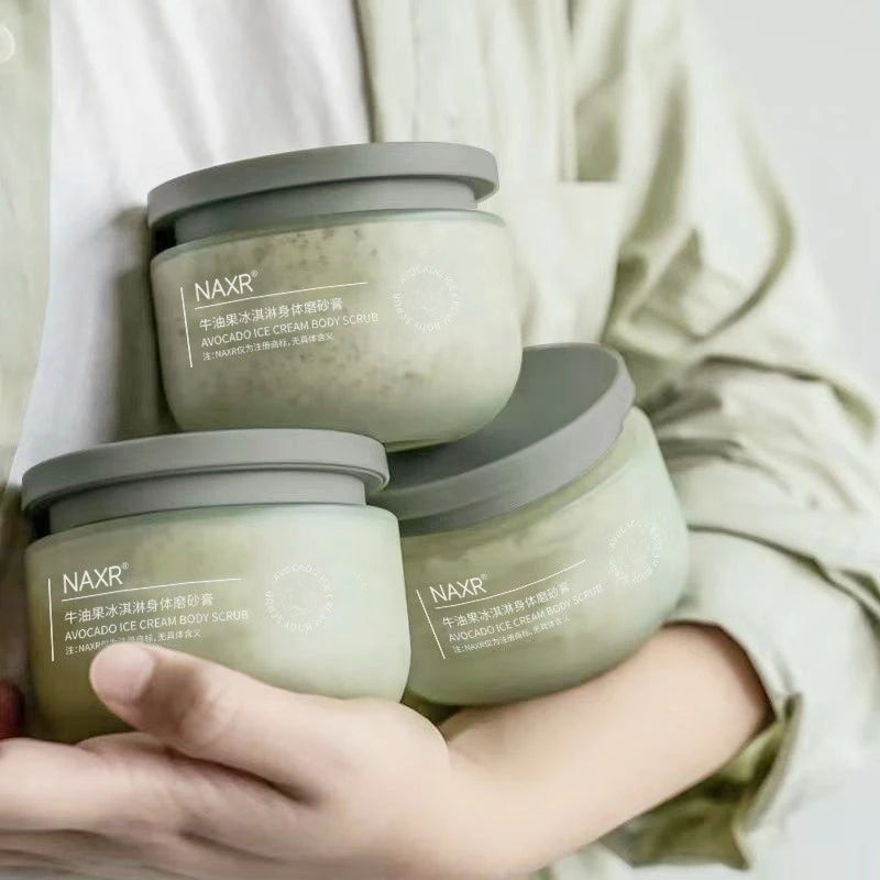 Ginbi Avocado Ice Cream Body Scrub 250g