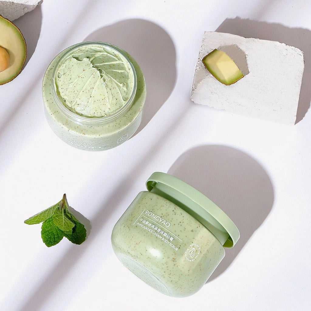 Ginbi Avocado Ice Cream Body Scrub 250g