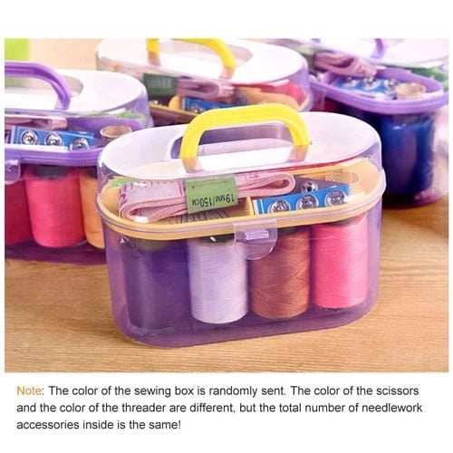 Sewing Kit Box Set Small Household Portable Sewing Tools