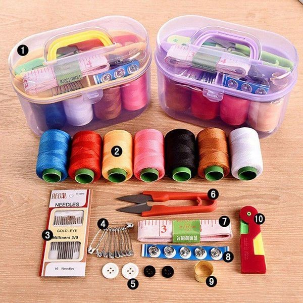Sewing Kit Box Set Small Household Portable Sewing Tools