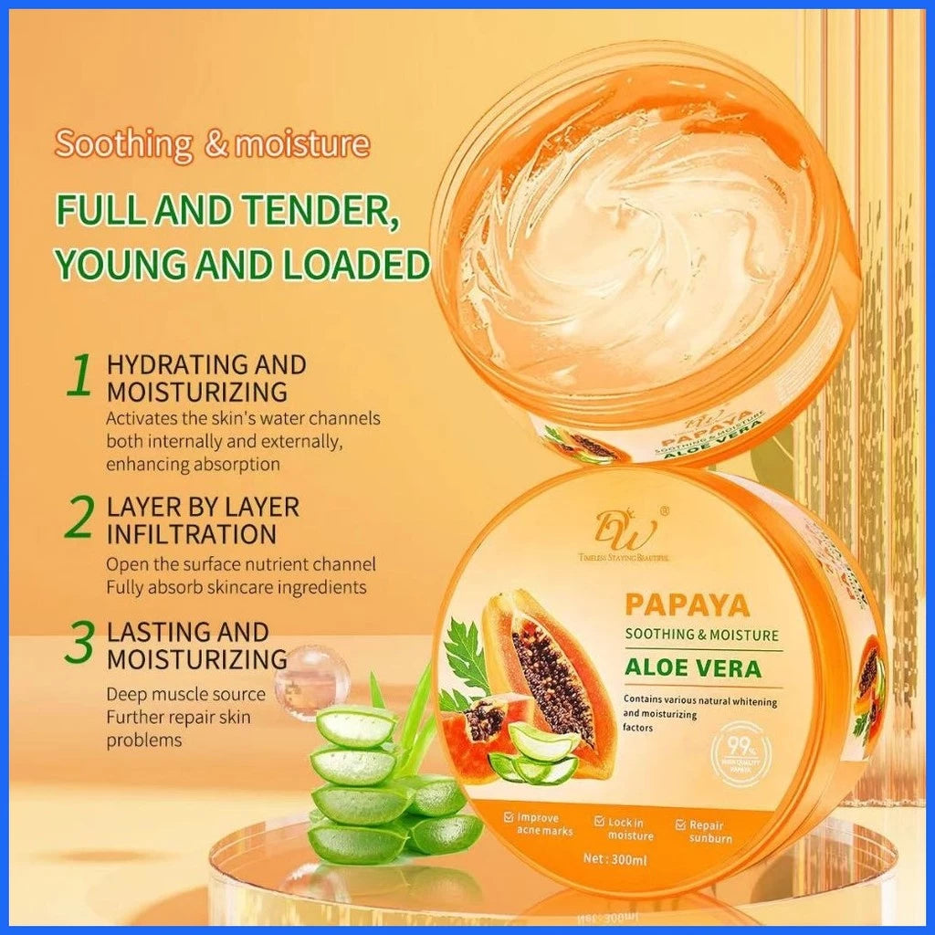 DW Papaya Aloe Vera Soothing & Moisture Gel 300ml