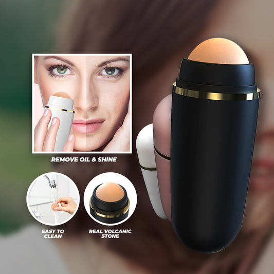 Facial Oil Absorbing Roller Natural Volcanic Stone Face