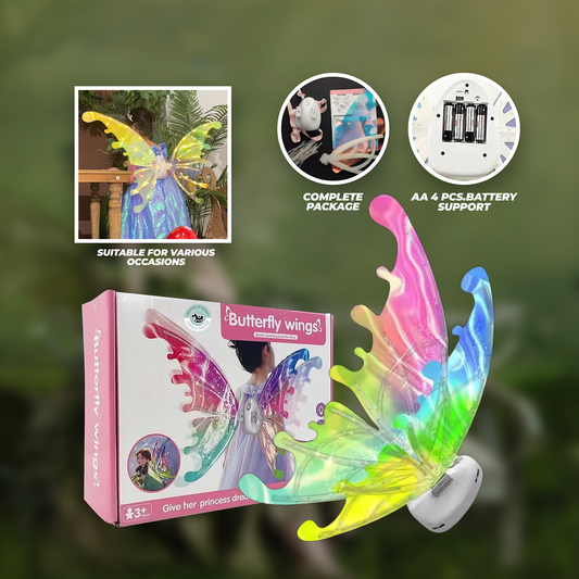 Rockwoo Butterfly Wings Electric Sparkling Butterfly Wing - one size