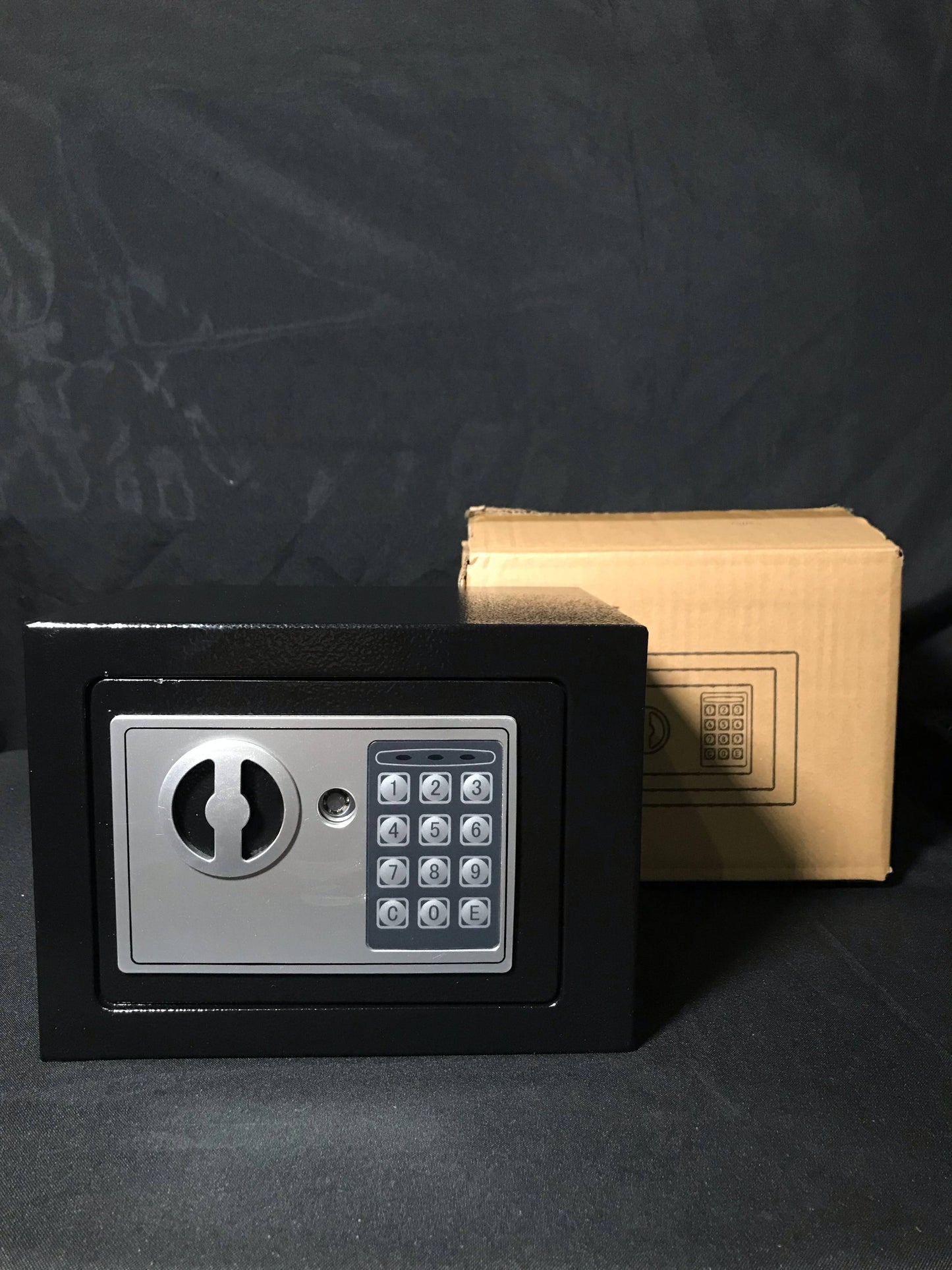 [ZH1162-1] Mini Bolt Storage Safe Box (Black)