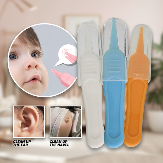 Baby Care Ear Nose Navel Cleaning Tweezers Safety Forceps