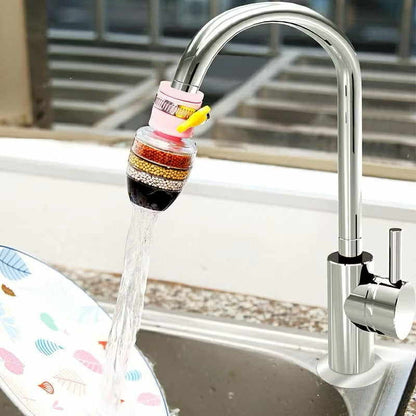 Drip Filter Clear and Transparent Water Faucet Filter with Clamp