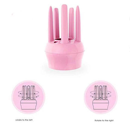 [A1-913] Vivido & Vogua Pink Hair Curler Iron 45W MH-022B