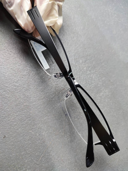 Plastic/Metal Frame JINS Matt Black (AMMN15S577K94) Eyeglass
