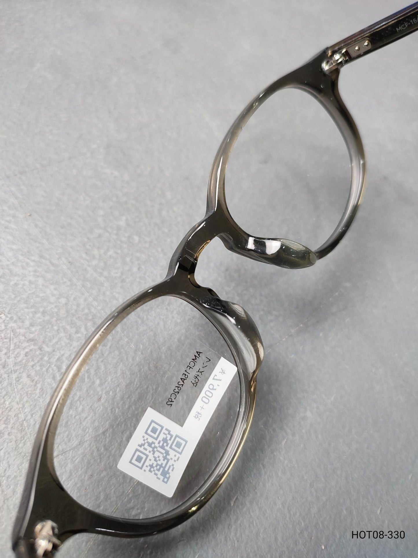 Plastic Frame JINS Transparent Black (AMCF15A262C92) Eyeglass