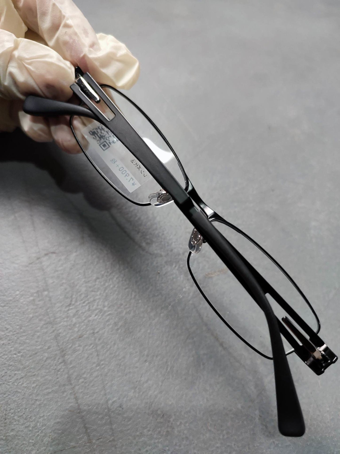 Plastic/Metal Frame JINS Black (AMMF14A261B94) Eyeglass