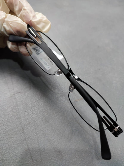 Plastic/Metal Frame JINS Black (AMMF14A261B94) Eyeglass