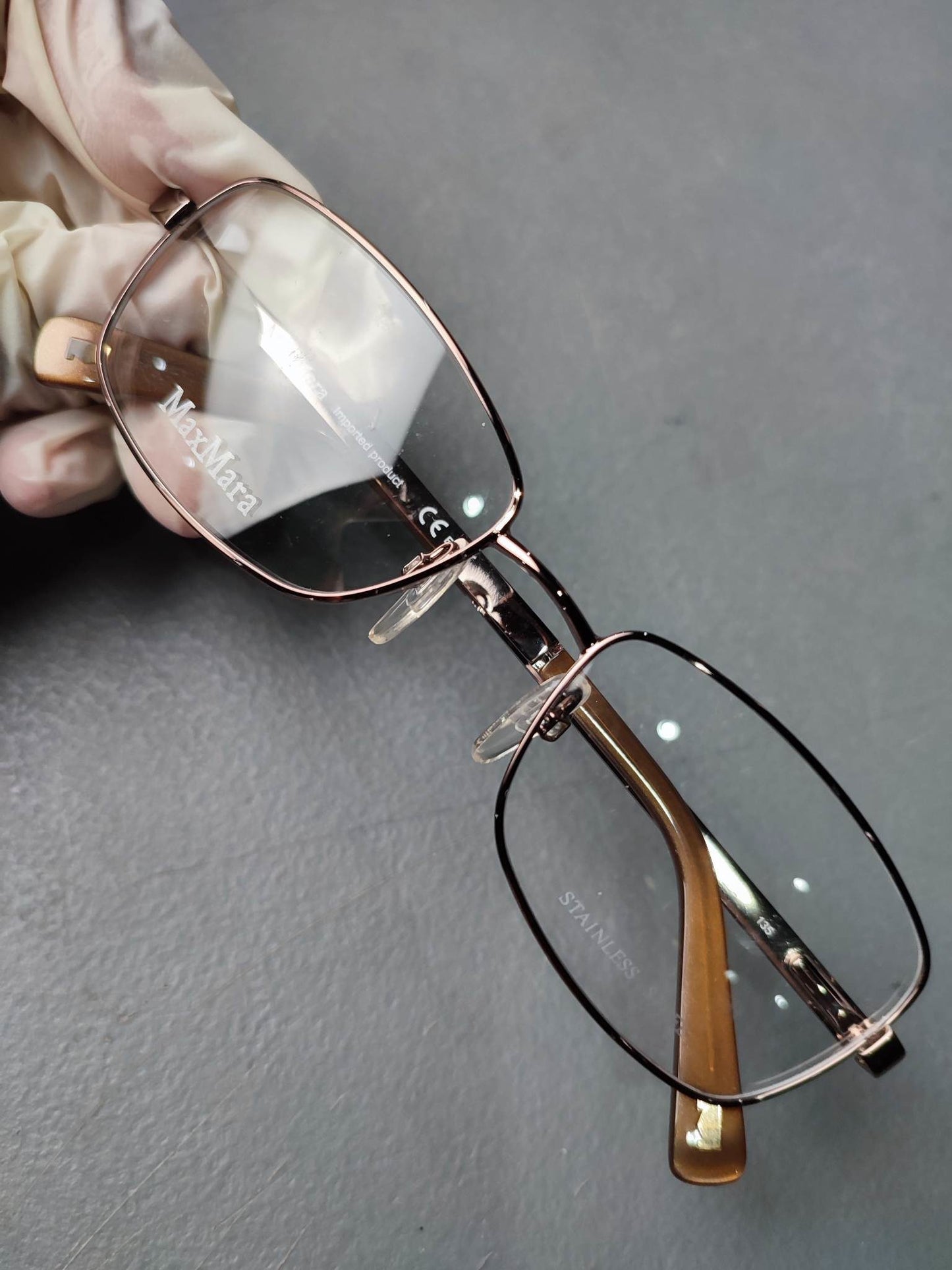 Plastic/Metal Frame MAX MARA Violet Brown (MM1115904) Eyeglass