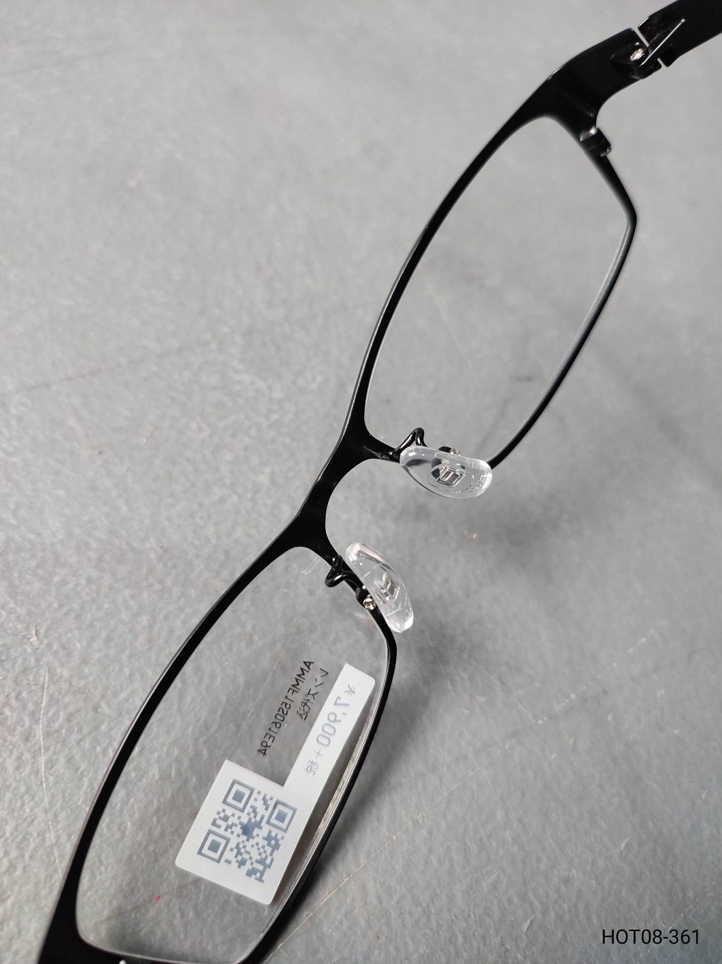 Plastic/Metal Frame Eyeglass JINS Matt Black (AMMF15S061E94)