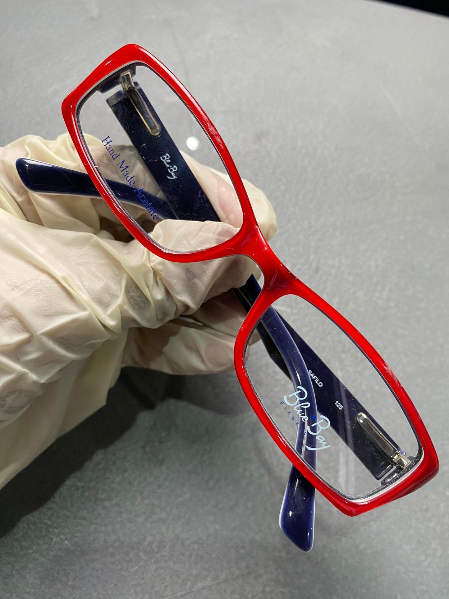 Plastic Frame SAFILO Red/White/Blue (B&B 808 MU0) Eyeglass