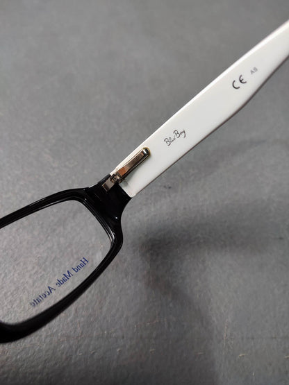 Plastic Frame BLUEBAY Black/White (B8B803Q9L) Eyeglass