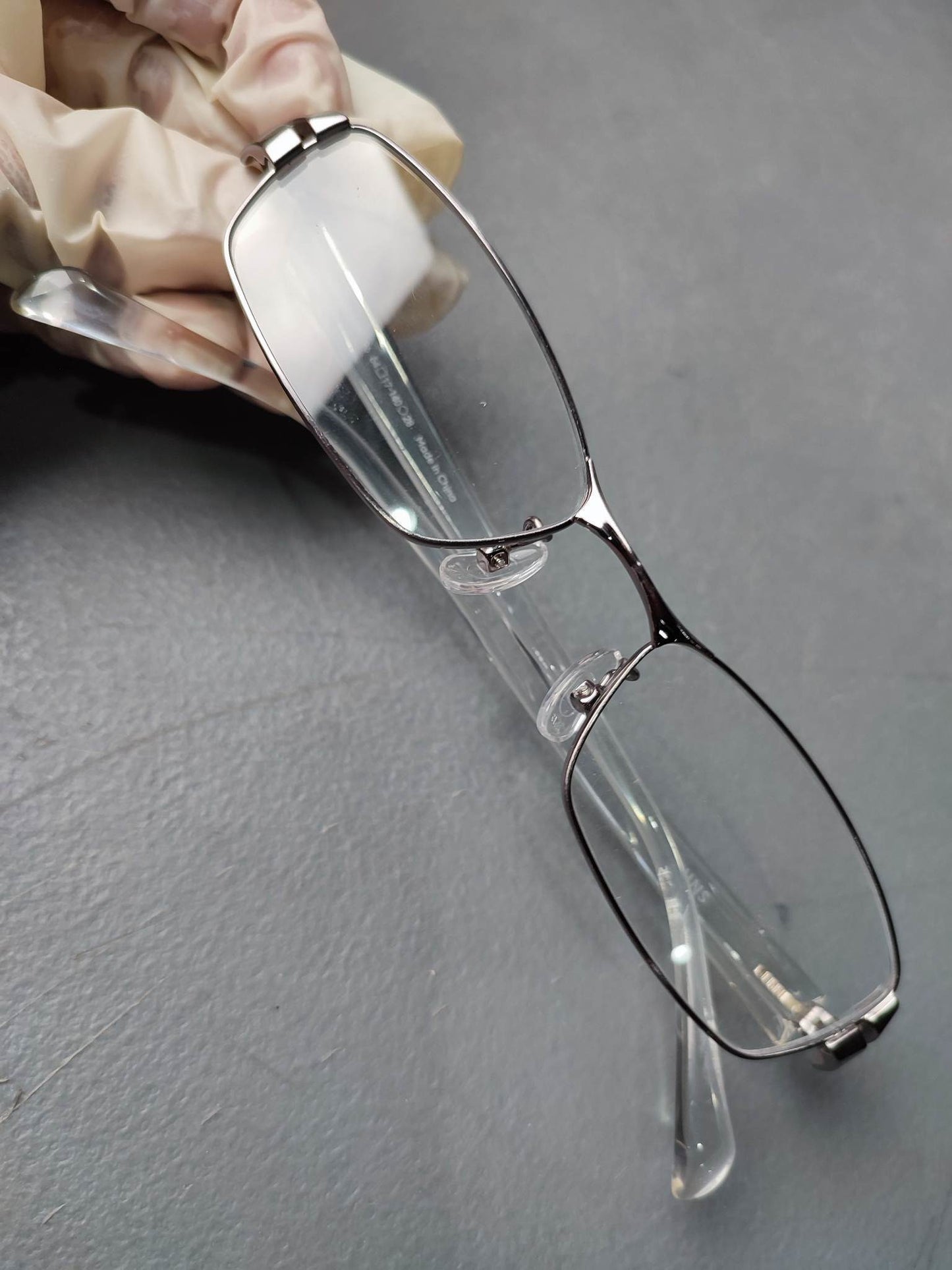 Plastic Frame JINS Transparent/Silver (MMF-15S 573F96) Eyeglass