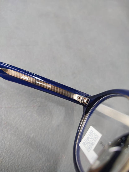 Plastic Frame JINS White/Blue (AMCF15S141A90) Eyeglass