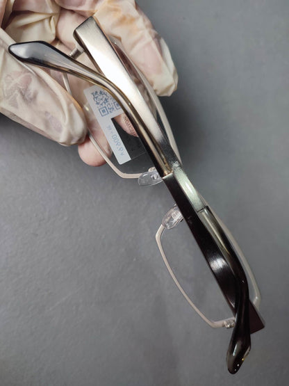Plastic/Metal Frame JINS Silver (AMMF15S065D96) Eyeglass