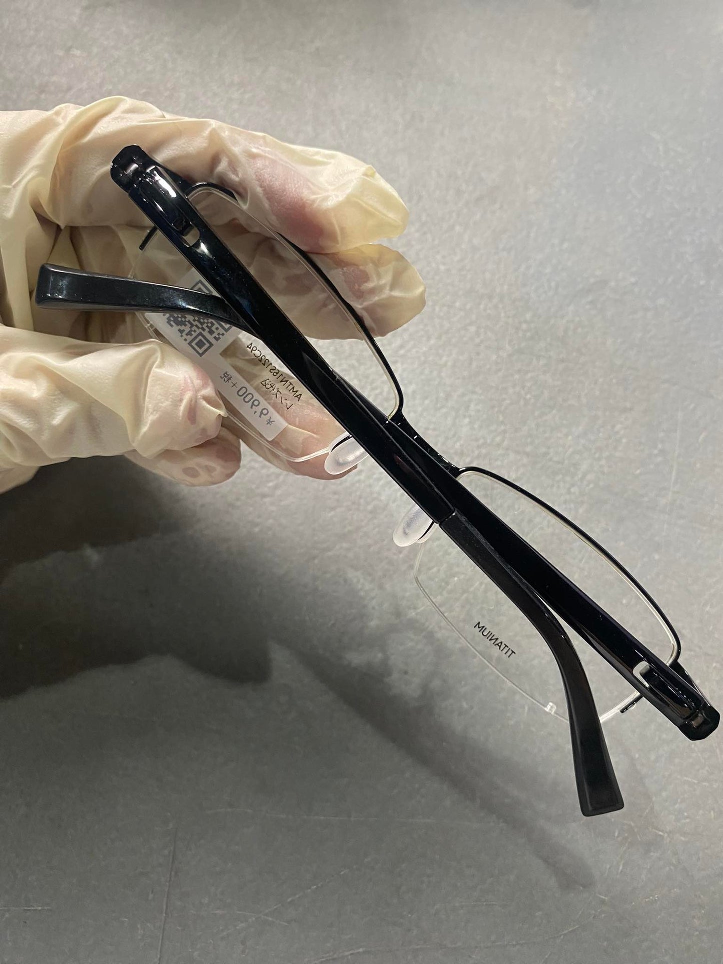 Plastic/Metal Frame JINS Glossy Black (AMTN15S122C94) Eyeglass