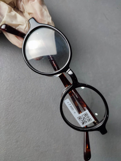 Plastic Frame JINS Orange/Black (AMCF-15A263D97) Eyeglass